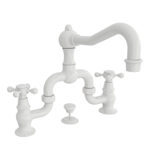 N930B/50 Chesterfield 8'' Widespread Bathroom Faucet - White N930B/50 Chesterfield 8'' Widespread Bathroom Faucet - White
