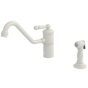 N941/65 Nadya Single Handle Kitchen Faucet - Biscuit