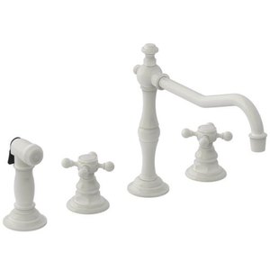 N943/65 Chesterfield Two-Handle Kitchen Faucet - Biscuit