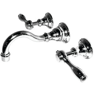 N3-1771/26 Victorian Bathroom Sink Faucet Trim Trim Kit - Polished Chrome