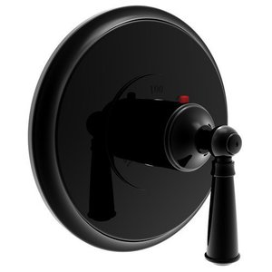 N3-2414TR/54 Jacobean Thermostatic Valve Trim Trim Kit - Gloss Black N3-2414TR/54 Jacobean Thermostatic Valve Trim Trim Kit - Gloss Black