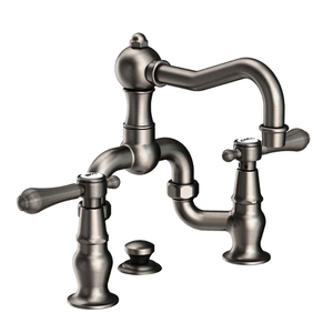 N1030B/20 Chesterfield 8'' Widespread Bathroom Faucet - Stainless Steel - PVD