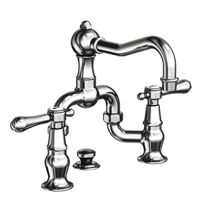 N1030B/26 Chesterfield 8'' Widespread Bathroom Faucet - Polished Chrome