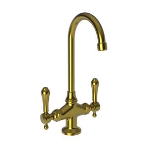 N1038/04 Chesterfield Single-Hole Bar Faucet - Satin Brass - PVD