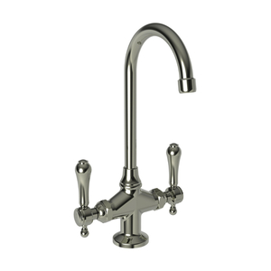 N1038/15 Chesterfield Single-Hole Bar Faucet - Polished Nickel - Natural