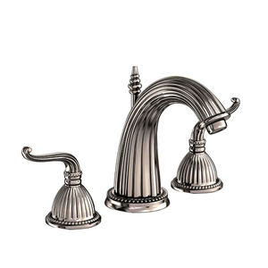 N1090/15 Alexandria 8'' Widespread Bathroom Faucet - Polished Nickel - Natural