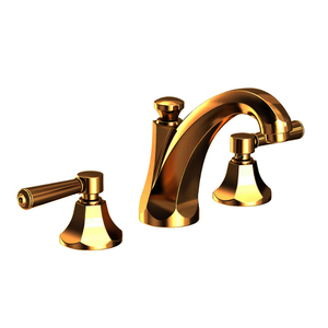 N1200C/03N Metropole 8'' Widespread Bathroom Faucet - Uncoated Polished Brass - Living N1200C/03N Metropole 8'' Widespread Bathroom Faucet - Uncoated Polished Brass - Living