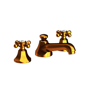 N1220/24S Metropole 8'' Widespread Bathroom Faucet - Satin Gold N1220/24S Metropole 8'' Widespread Bathroom Faucet - Satin Gold