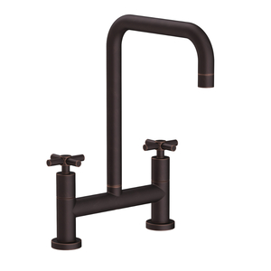N1400-5402/VB East Square Two-Handle Kitchen Faucet - Venetian Bronze N1400-5402/VB East Square Two-Handle Kitchen Faucet - Venetian Bronze