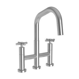 N1400-5462/20 East Square Pull-Out Spray Kitchen Faucet - Stainless Steel - PVD