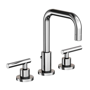 N1400L/26 East Square 8'' Widespread Bathroom Faucet - Polished Chrome