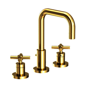 N1400/01 East Square 8'' Widespread Bathroom Faucet - Forever Brass - PVD N1400/01 East Square 8'' Widespread Bathroom Faucet - Forever Brass - PVD