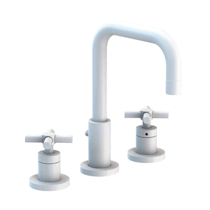 N1400/52 East Square 8'' Widespread Bathroom Faucet - Matte White N1400/52 East Square 8'' Widespread Bathroom Faucet - Matte White