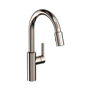 N1500-5103/15 East Linear Pull-Out Spray Kitchen Faucet - Polished Nickel - Natural