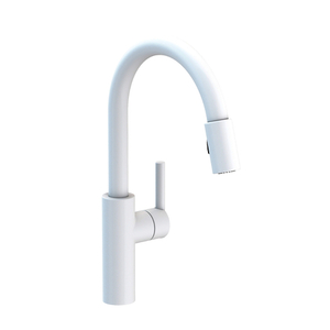 N1500-5103/52 East Linear Pull-Out Spray Kitchen Faucet - Matte White