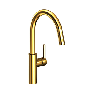 N1500-5113/01 East Linear Pull-Out Spray Kitchen Faucet - Forever Brass - PVD N1500-5113/01 East Linear Pull-Out Spray Kitchen Faucet - Forever Brass - PVD