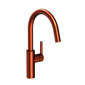 N1500-5113/08A East Linear Pull-Out Spray Kitchen Faucet - Antique Copper