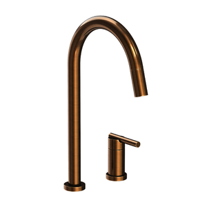 N1500-5123/06 East Linear Pull-Out Spray Kitchen Faucet - Antique Brass N1500-5123/06 East Linear Pull-Out Spray Kitchen Faucet - Antique Brass