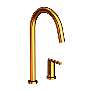 N1500-5123/24 East Linear Pull-Out Spray Kitchen Faucet - Polished Gold - PVD N1500-5123/24 East Linear Pull-Out Spray Kitchen Faucet - Polished Gold - PVD