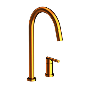N1500-5123/24S East Linear Pull-Out Spray Kitchen Faucet - Satin Gold N1500-5123/24S East Linear Pull-Out Spray Kitchen Faucet - Satin Gold