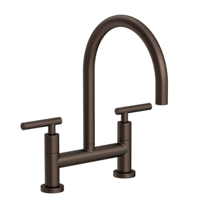 N1500-5403/07 East Linear Two-Handle Kitchen Faucet - English Bronze N1500-5403/07 East Linear Two-Handle Kitchen Faucet - English Bronze