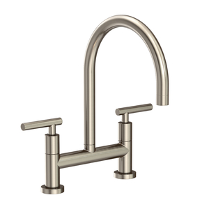 N1500-5403/15A East Linear Two-Handle Kitchen Faucet - Antique Nickel N1500-5403/15A East Linear Two-Handle Kitchen Faucet - Antique Nickel
