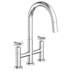 N1500-5462/26 East Linear Pull-Out Spray Kitchen Faucet - Polished Chrome