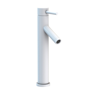 N1508/52 East Linear Vessel Filler Bathroom Faucet - Matte White N1508/52 East Linear Vessel Filler Bathroom Faucet - Matte White