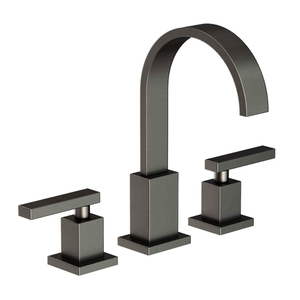 N2040/20 Secant 8'' Widespread Bathroom Faucet - Stainless Steel - PVD