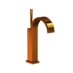 N2043/034 Secant Single Hole Bathroom Faucet - Aged Brass
