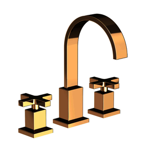 N2060/24A Secant 8'' Widespread Bathroom Faucet - French Gold - PVD N2060/24A Secant 8'' Widespread Bathroom Faucet - French Gold - PVD