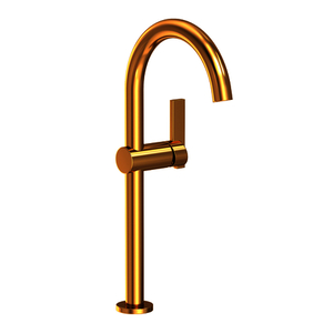 N2413/034 Priya Vessel Filler Bathroom Faucet - Aged Brass N2413/034 Priya Vessel Filler Bathroom Faucet - Aged Brass