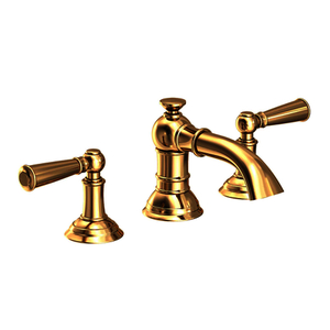 N2430/03N Aylesbury 8'' Widespread Bathroom Faucet - Uncoated Polished Brass - Living N2430/03N Aylesbury 8'' Widespread Bathroom Faucet - Uncoated Polished Brass - Living
