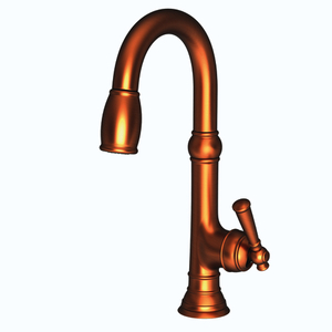 N2470-5223/08A Jacobean Single-Hole Bar Faucet - Antique Copper