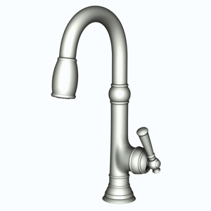 N2470-5223/52 Jacobean Single-Hole Bar Faucet - Matte White