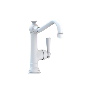 N2470-5303/52 Jacobean Single Handle Kitchen Faucet - Matte White