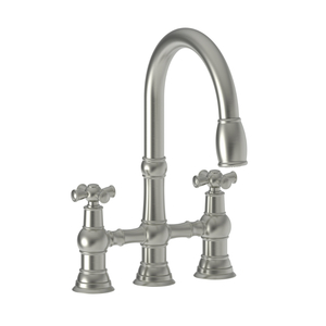 N2470-5462/15S Jacobean Pull-Out Spray Kitchen Faucet - Satin Nickel - PVD N2470-5462/15S Jacobean Pull-Out Spray Kitchen Faucet - Satin Nickel - PVD