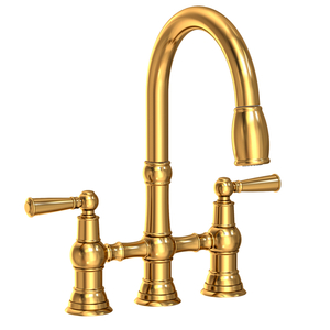 N2470-5463/034 Jacobean Pull-Out Spray Kitchen Faucet - Aged Brass N2470-5463/034 Jacobean Pull-Out Spray Kitchen Faucet - Aged Brass