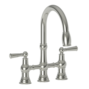 N2470-5463/15 Jacobean Pull-Out Spray Kitchen Faucet - Polished Nickel - Natural N2470-5463/15 Jacobean Pull-Out Spray Kitchen Faucet - Polished Nickel - Natural