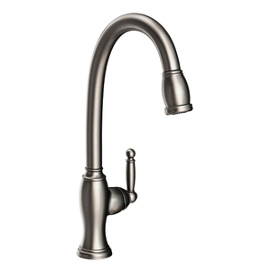 N2510-5103/20 Nadya Pull-Out Spray Kitchen Faucet - Stainless Steel - PVD