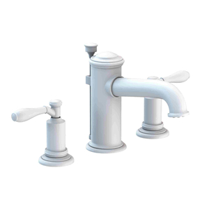 N2550/52 Ithaca 8'' Widespread Bathroom Faucet - Matte White