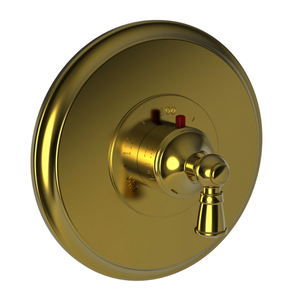 N3-2414TR/03N Jacobean Thermostatic Valve Trim Trim Kit - Uncoated Polished Brass - Living N3-2414TR/03N Jacobean Thermostatic Valve Trim Trim Kit - Uncoated Polished Brass - Living