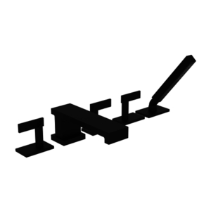N3-2547/56 Metro Tub Faucet Trim Trim Kit - Flat Black N3-2547/56 Metro Tub Faucet Trim Trim Kit - Flat Black