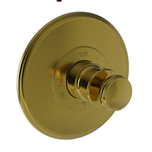 N3-2554TR/01 Ithaca Thermostatic Valve Trim Trim Kit - Forever Brass - PVD N3-2554TR/01 Ithaca Thermostatic Valve Trim Trim Kit - Forever Brass - PVD