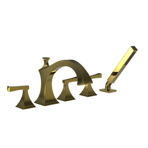 N3-2577/03N Joffrey Tub Faucet Trim Trim Kit - Uncoated Polished Brass - Living N3-2577/03N Joffrey Tub Faucet Trim Trim Kit - Uncoated Polished Brass - Living
