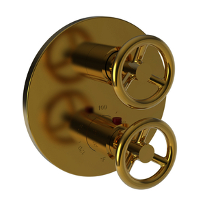 N3-2923TR/24 Slater Thermostatic / Volume Control Trim Trim Kit - Polished Gold - PVD N3-2923TR/24 Slater Thermostatic / Volume Control Trim Trim Kit - Polished Gold - PVD