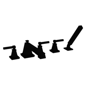 N3-3147/56 Malvina Tub Faucet Trim Trim Kit - Flat Black N3-3147/56 Malvina Tub Faucet Trim Trim Kit - Flat Black