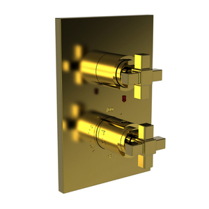 N3-3153TS/03N Malvina Thermostatic / Volume Control Trim Trim Kit - Uncoated Polished Brass - Living N3-3153TS/03N Malvina Thermostatic / Volume Control Trim Trim Kit - Uncoated Polished Brass - Living