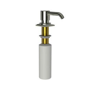 N3170-5721/15 Adams Soap Dispenser Kitchen Accessory - Polished Nickel - Natural N3170-5721/15 Adams Soap Dispenser Kitchen Accessory - Polished Nickel - Natural
