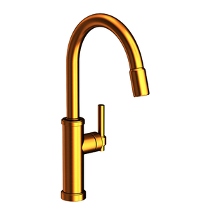 N3180-5113/24S Seager Pull-Out Spray Kitchen Faucet - Satin Gold N3180-5113/24S Seager Pull-Out Spray Kitchen Faucet - Satin Gold